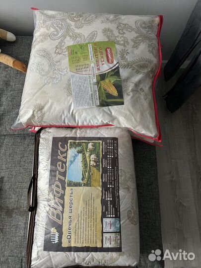 Одеяло и комплект подушек