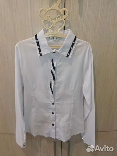 Блузка белая для девочек