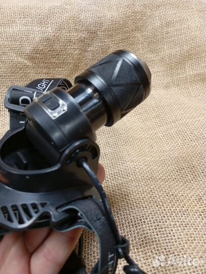 Мощный фонарь 2в1 с датчиком