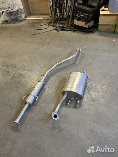 Глушитель hyundai elantra xD