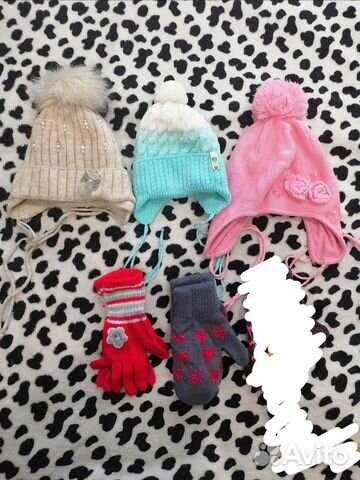 Шапки осень 5-7 лет 3шт(цена за всё)