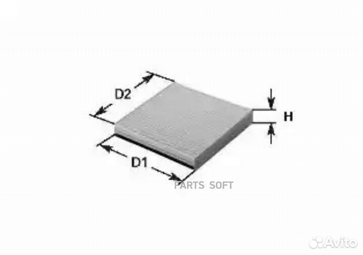 Clean filters NC2322 Фильтр салонный