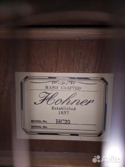 Гитара hohner hc 20