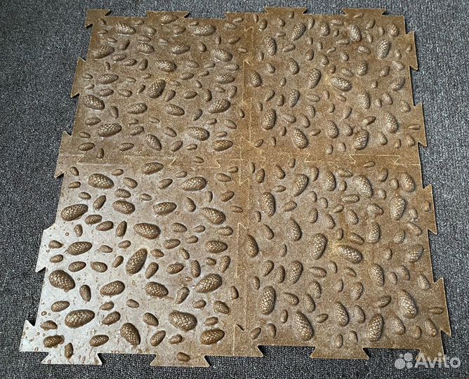 Массажные и ортопедические коврики-пазлы