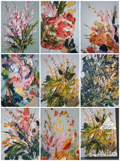 Decor картина в интерьер абстракция