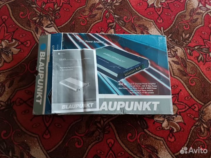 Усилитель 4 канальный blaupunkt gta 470