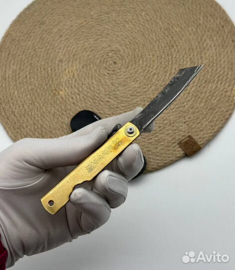 Японский нож Higonokami Damascus