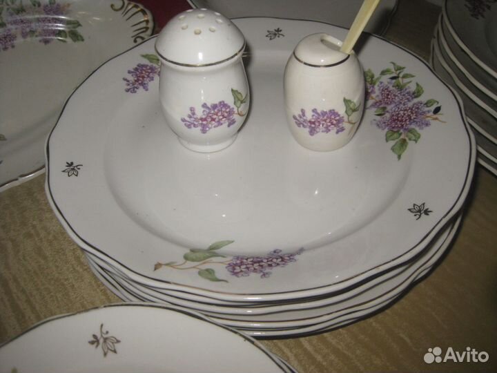 Сервиз столовый Сирень