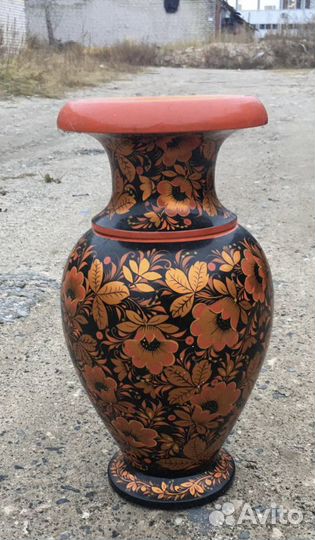 Ваза хохлома