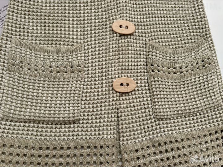 Кардиган 46 вязаный