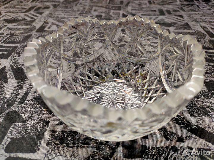 Винтажный хрусталь СССР (хрустальные вазы)