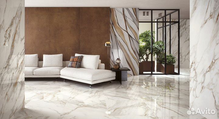 Плитка FAP roma gold Carrara Superiore Brill 80х80