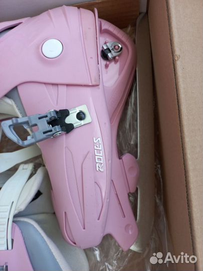 Коньки ледовые раздвижные Roces 36-40 размер