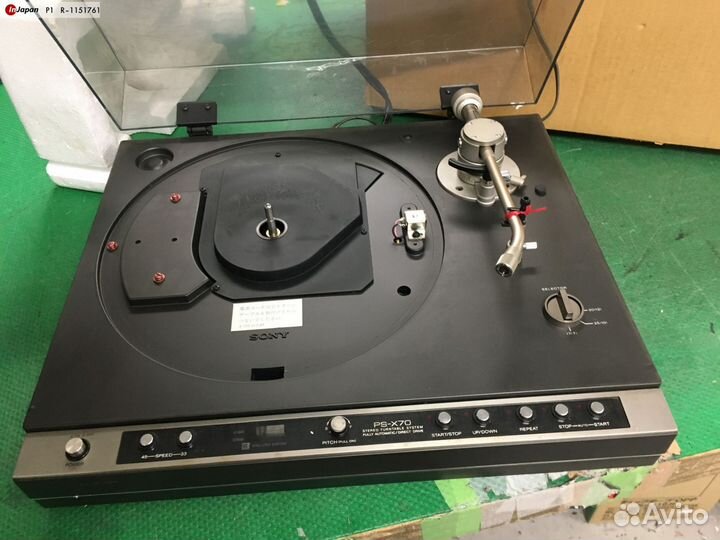 Проигрыватель винила sony PS X 70