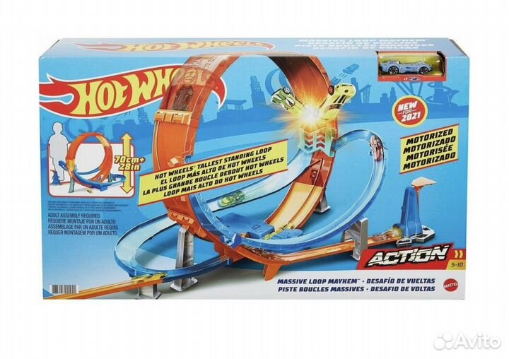 Огромный трек Hot Wheels Гигантская петля
