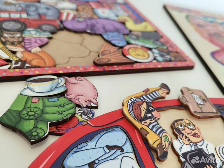 Развивающие деревянные игрушки монтессори