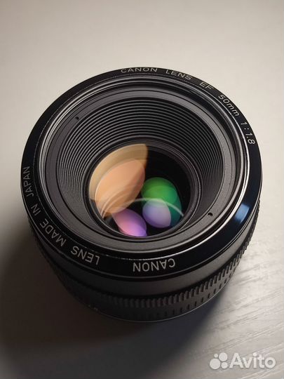 Объектив Canon EF 50mm 1.8 первой версии Япония