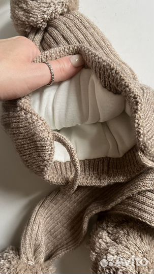 Шапка шарф набор детский zipkidz