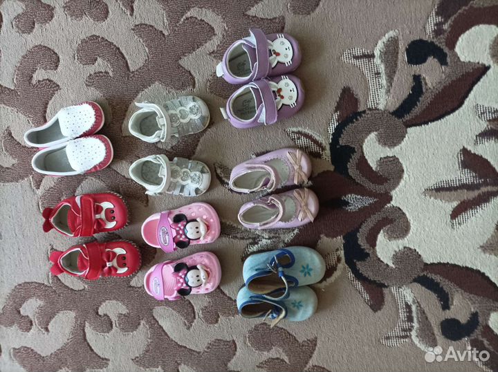 Вещи и обувь пакетом на девочку размер 68-74