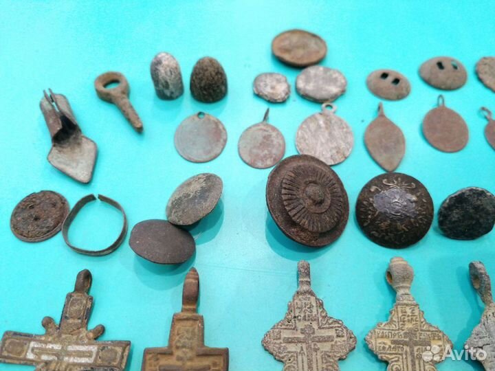 Копанина, нательные старинные кресты