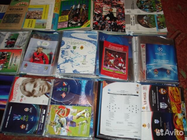 Коллекция футбольных программ Еврокубков