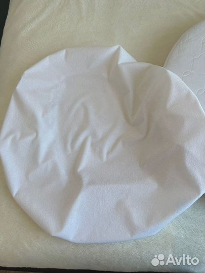 Матрасик круглый и наматрасник в подарок