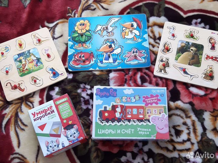 Деревянные пазлы,развивающие игры