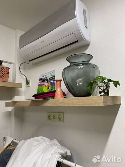 Полка настенная IKEA со скрытым крепежом