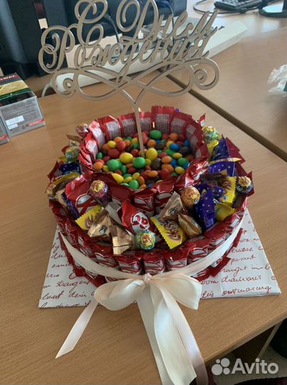 Торт из конфет