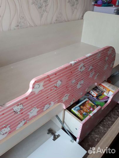 Детская кровать от 3 лет с бортиками