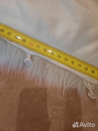 Опушка на капюшон песец