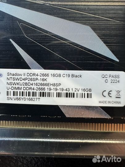 Оперативная память ddr4 16gb 2666
