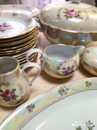 Столовый сервиз Роза гдр