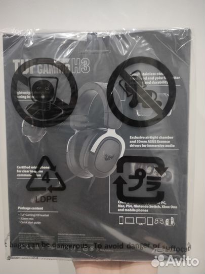 Гарнитура игровая asus TUF Gaming H3