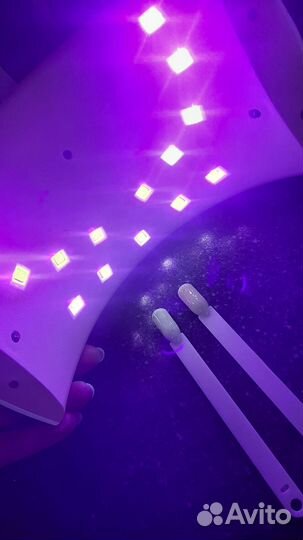 Набор для наращивания ногтей с лампой