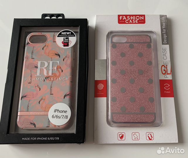 Чехол для iPhone 6, 7, 8 (комплект 2шт)