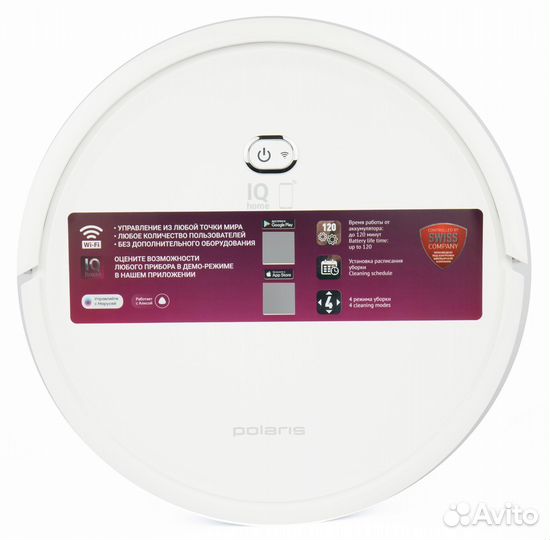 Новый Робот-Пылесос Polaris pvcr 1229 IQ Home Aqua