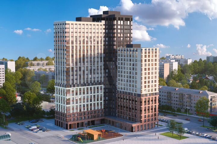 2-к. квартира, 69,9 м², 17/25 эт.