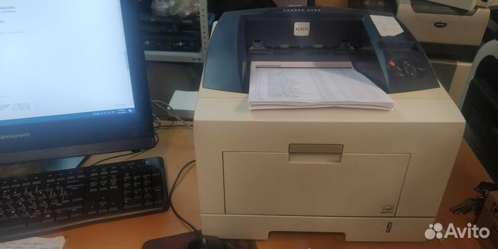 Xerox 3100 Главный мотор + редуктор 127N07574