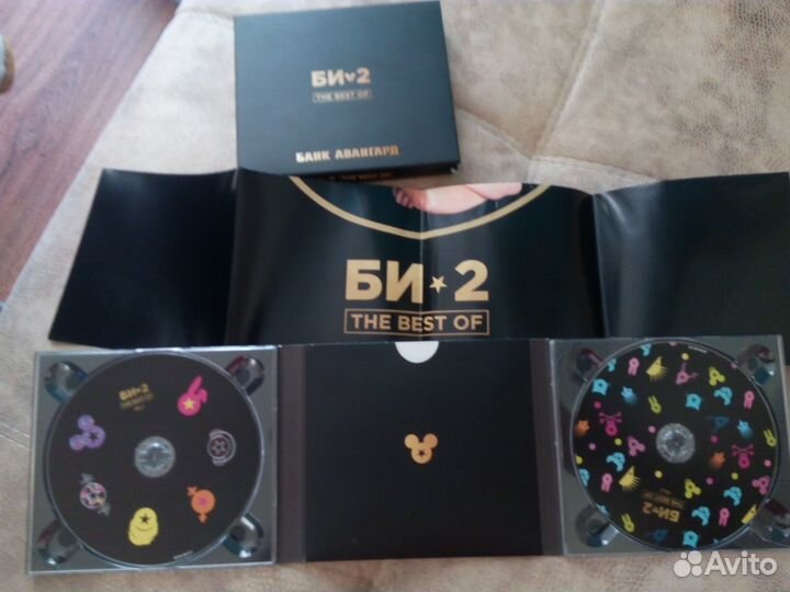 CD диск группы Би-2 (2 шт ) с постером, 2016 г