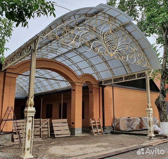 Навесы кованные