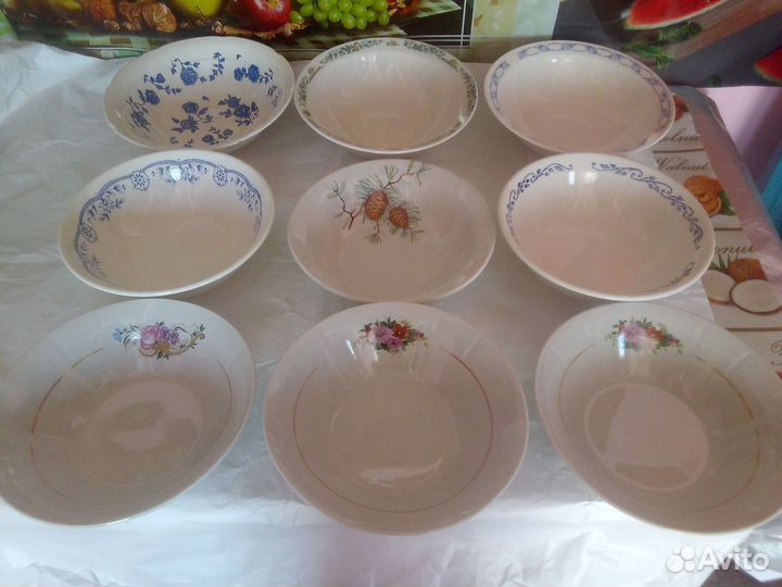 Большие тарелки(Салатницы)