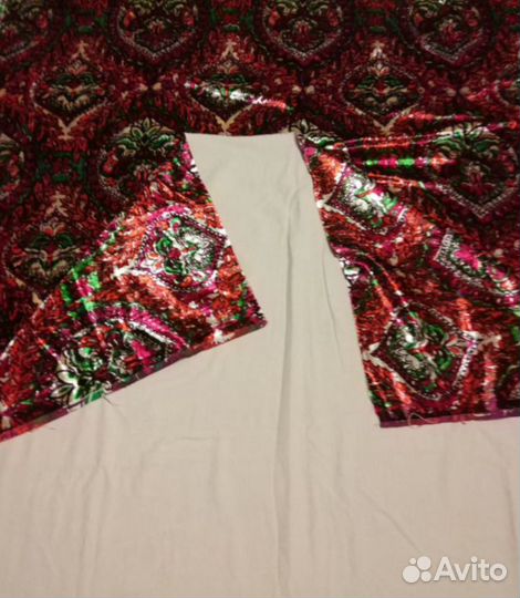 СССР 280*140 плюш советский бархат хб основа новая