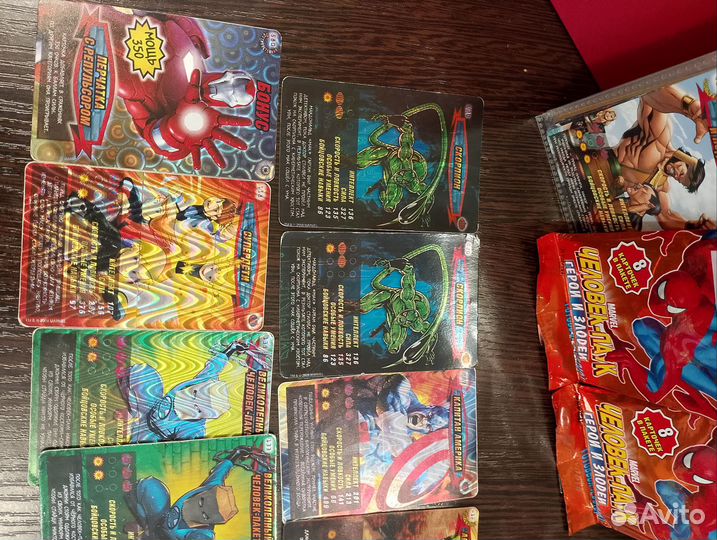 Карточки человек паук