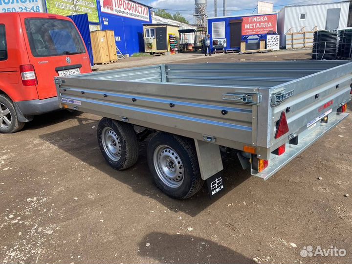 Прицеп легковой 817737.001 с опорным колесом.Арива