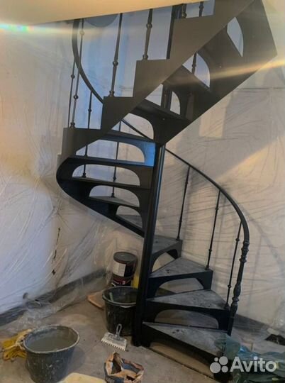 Лестницы прямые под ключ