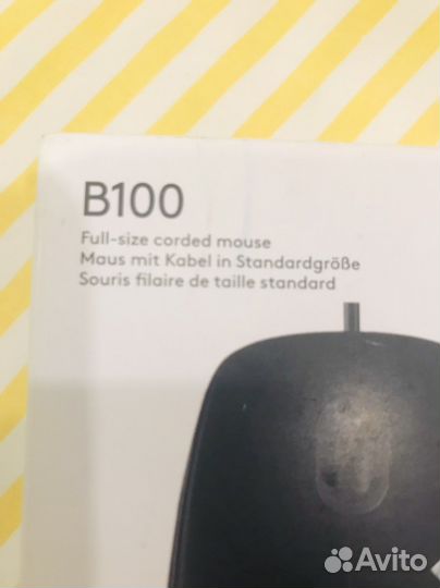 Мышь проводная Logitech