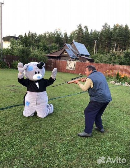 Аниматоры.мишка тедди.Поздравление