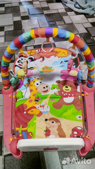 Развивающий коврик с пианино