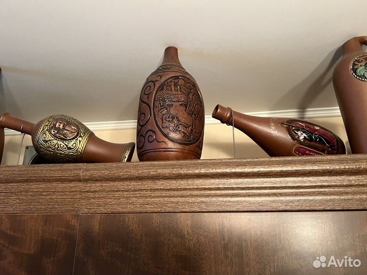 Глиняные бутылки (20 штук)